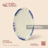 Đĩa bầu dục (oval) múi - Hương Đồng - Men ngà