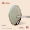 Đĩa bầu dục sâu lòng 24 x 16cm - Địa Nhã - Men hoả biến