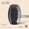 Đĩa bầu dục túm hai đầu 25,5 x 18,5cm - Thiết Huyền