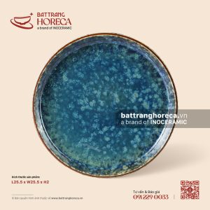 Đĩa dẹp (đĩa pizza) 25,5cm - Tinh Vân