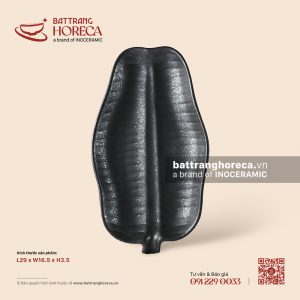 Đĩa lá chuối 29 x 16,5cm - Thiết Huyền