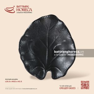 Đĩa lá khoai 25,5 x 22cm - Thiết Huyền