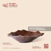 Đĩa lá khoai sâu 25,5 x 22cm - Huyết Mộc