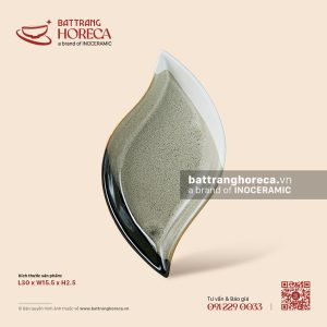 Đĩa lá thoi 30 x 15.5cm - Địa Nhã