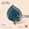 Đĩa lá trầu 26 x 20cm - Lam Hải - Bát Tràng Horeca Đĩa lá trầu 26 x 20cm - Lam Hải