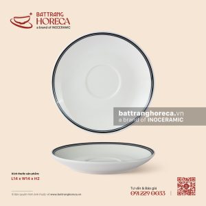 Đĩa lót 14cm - Tịnh Tuyến - Men ngà