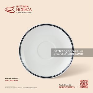 Đĩa lót 14cm - Tịnh Tuyến - Men ngà
