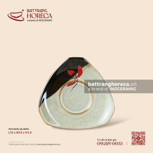 Đĩa lót tam giác 12cm - Hạ Liên