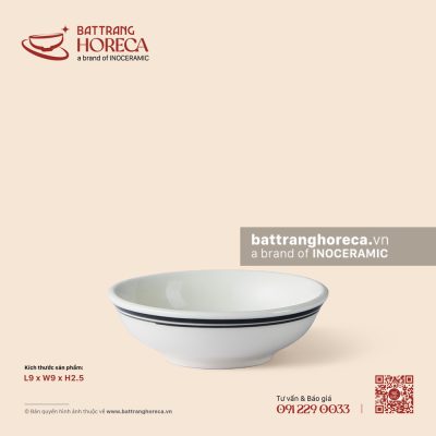 Đĩa muối 9cm – Tịnh Tuyến – Men ngà