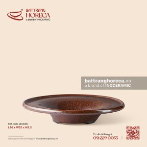 Đĩa nón sâu 3 chân 26cm - Huyết Mộc