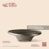 Đĩa nón sâu 3 chân cao 20cm - Huyền Kim - Men hoả biến