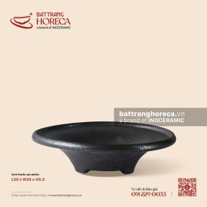 Đĩa nón sâu 3 chân cao 22cm - Thiết Huyền