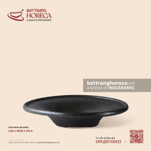 Đĩa nón sâu 3 chân thấp 26cm - Thiết Huyền