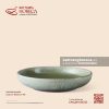 Đĩa salad sâu 22,5cm - Mộc Lâm - Men hoả biến