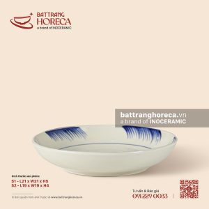 Đĩa sâu lòng - Hương Đồng - Men ngà