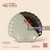 Đĩa sò 21 x 19cm – Hạ Liên - Bát Tràng Horeca Đĩa sò 21 x 19cm – Hạ Liên