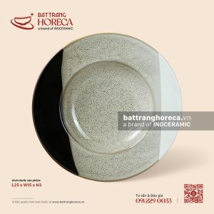 Đĩa soup lòng sâu 25 x 15cm - Địa Nhã