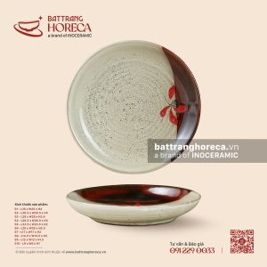 Đĩa tròn – Hạ Liên – Men hoả biến