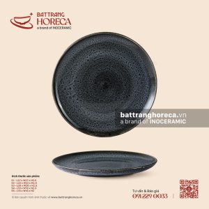 Đĩa tròn - Huyền Dạ - Men hoả biến