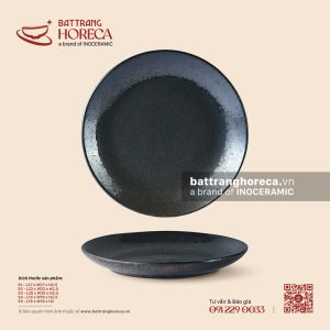 Đĩa tròn - Thiết Huyền - Men hoả biến