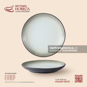 Đĩa tròn – Băng Dạ – Men hoả biến