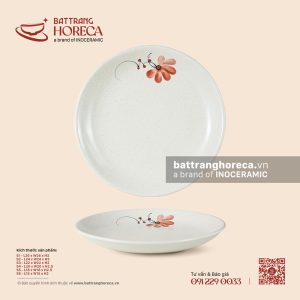 Đĩa tròn – Hoa Ban – Men tấm