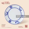 Đĩa tròn - Thọ Đào - Bát Tràng Horeca Đĩa tròn - Thọ Đào