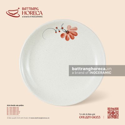 Đĩa tròn – Hoa Ban – Men tấm