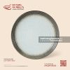 Đĩa tròn phẳng gân đồng tâm 27cm - Băng Dạ - Men hoả biến