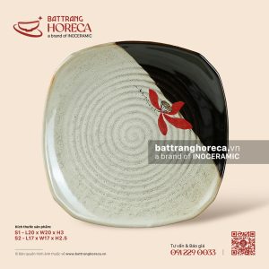 Đĩa vuông cắt góc – Hạ Liên