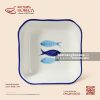 Đĩa vuông sâu lòng 20cm - Lam Ngư