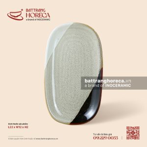 Đĩa xoài 22 x 12cm - Địa Nhã