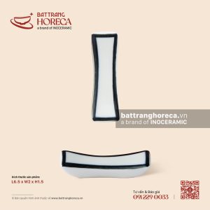 Gác đũa 6,5 x 2cm - Tịnh Tuyến - Men ngà