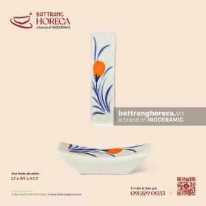 Gác đũa 7 x 1.5cm – Ô Kê – Men ngà