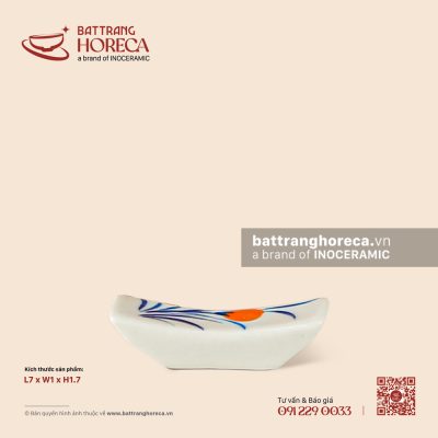 Gác đũa 7 x 1.5cm – Ô Kê – Men ngà
