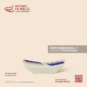 Gác đũa 7 x 1.5cm - Hương Đồng - Men ngà