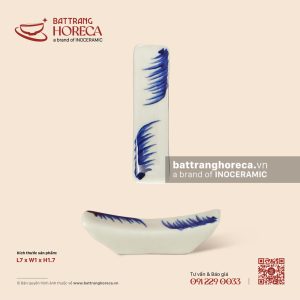 Gác đũa 7 x 1cm – Hương Đồng – Men ngà