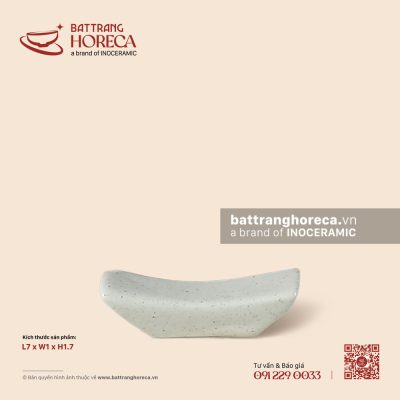 Gác đũa 7 x 1cm – Hoa Ban – Men tấm