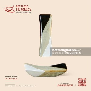 Gác đũa nhỏ 7 x 2cm - Địa Nhã - Men hoả biến