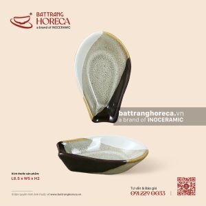 Gác thìa 8.5 x 5cm - Địa Nhã - Men hoả biến