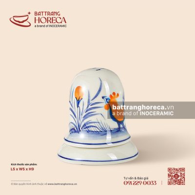 Hũ tăm 5cm – Ô Kê – Men ngà
