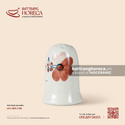 Lọ tiêu 4 x 6cm – Hoa Ban – Men tấm