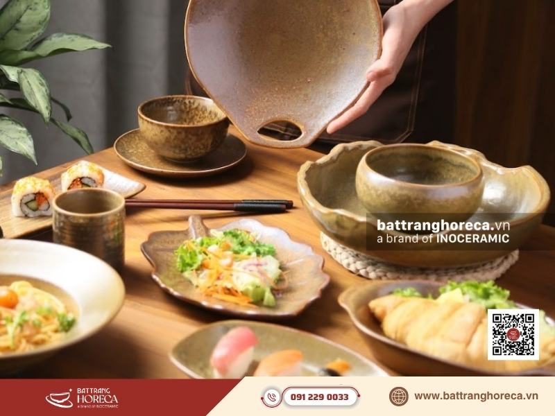 Mẫu bát đĩa sứ cao cấp dành cho phân khúc nhà hàng Fine Dining sang trọng - Bát Tràng Horeca Mẫu bát đĩa sứ cao cấp dành cho phân khúc nhà hàng Fine Dining sang trọng