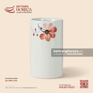 Ống đũa 8 x 15cm - Hoa Ban
