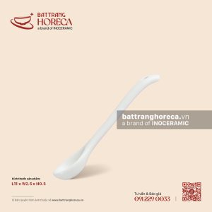 Thìa cà phê (café) 11 x 2,5cm - Tịnh Tuyến - Men ngà