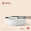 Tô (bát) bầu 13,5cm - Tịnh Tuyến - Men ngà