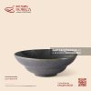 Tô (bát) yêu đại 21cm - Huyền Kim - Men hoả biến