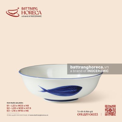 Tô loe – Lam Ngư – Men ngà