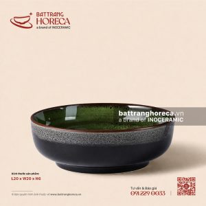 Tô nông 20cm - Dưa Hấu - Men hỏa biến
