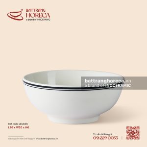 Tô nông 20cm - Tịnh Tuyến - Men ngà